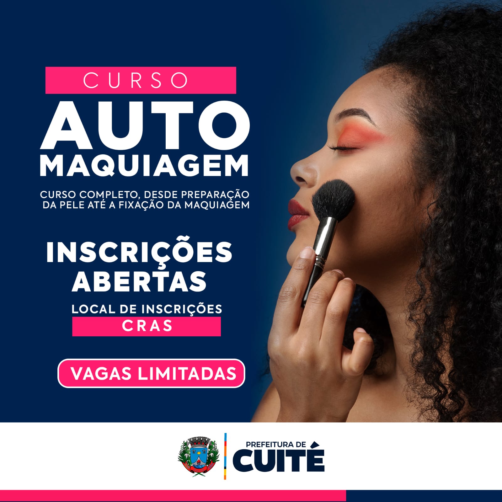 Curso de Auto maquiagem passo a passo em 2023